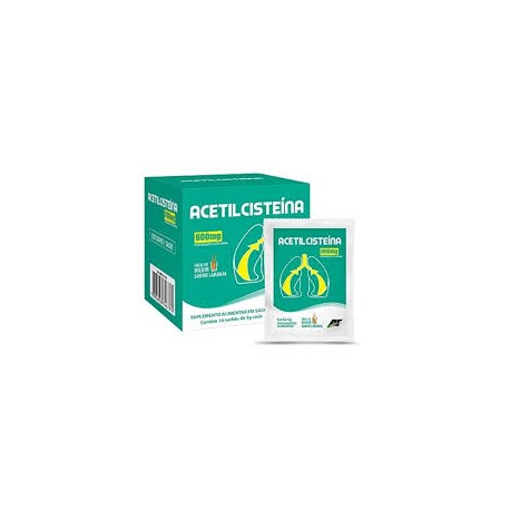 Acetilcisteína 600g Caixa C/ 16 envelopes 