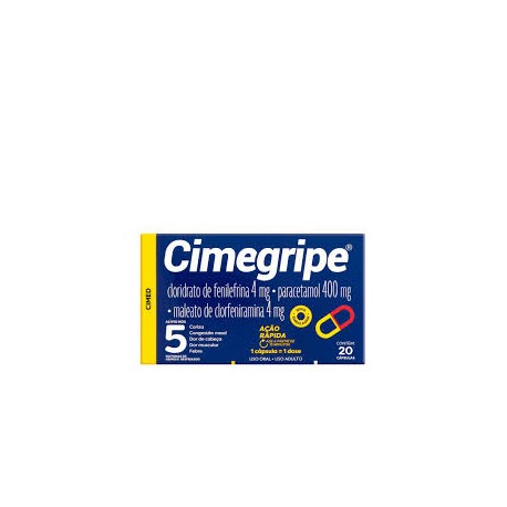 Cimegripe com 20 Capsulas