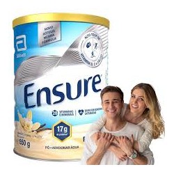 Kit c/ 2 latas de Ensure de 850g cada sabor Baunilha